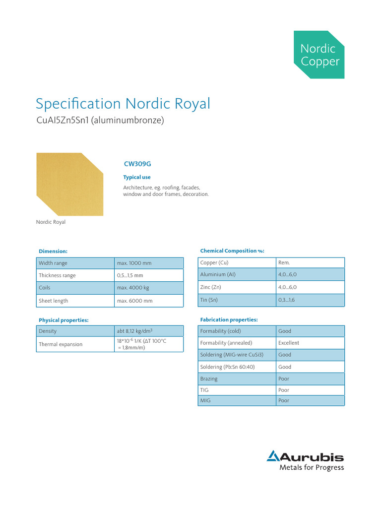 473EH00002 Specification Nordic Royal | PDF | Soldering | Copper