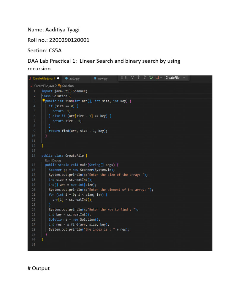 2200290120001_Aaditiyatyagi_DAA_Lab_01 | PDF