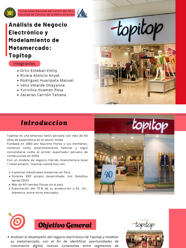 Análisis del Negocio Electrónico de Topitop | PDF | Publicidad digital ...