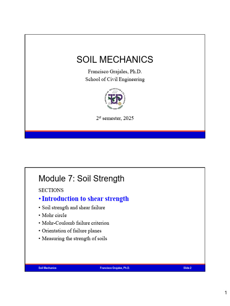 Soil Strength and Shear Mechanics Guide | PDF | Strength Of Materials ...