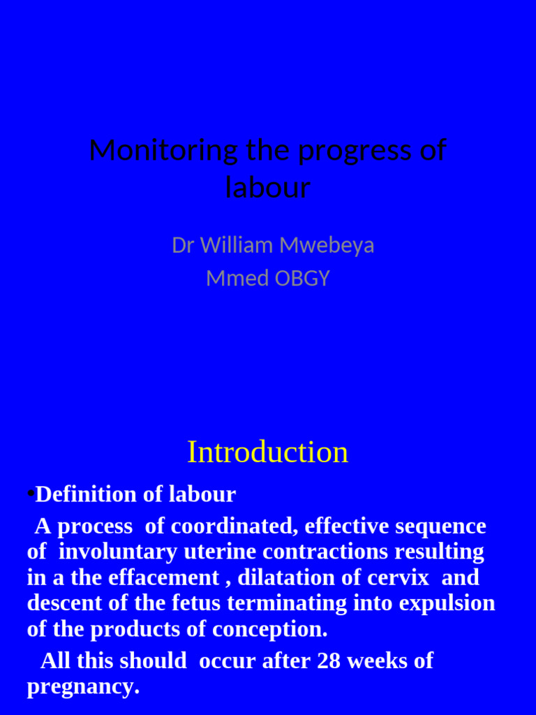 Understanding Labour Progression | PDF | Childbirth | Uterus