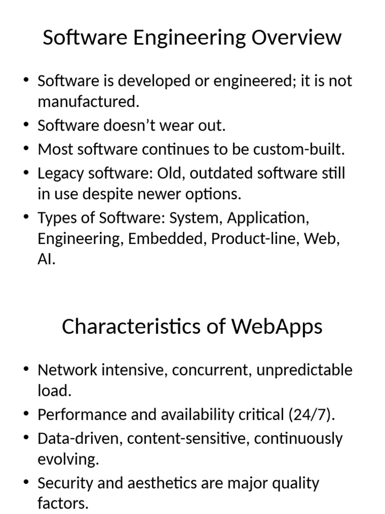 Comprehensive Software Engineering Guide | PDF | Agile Software ...