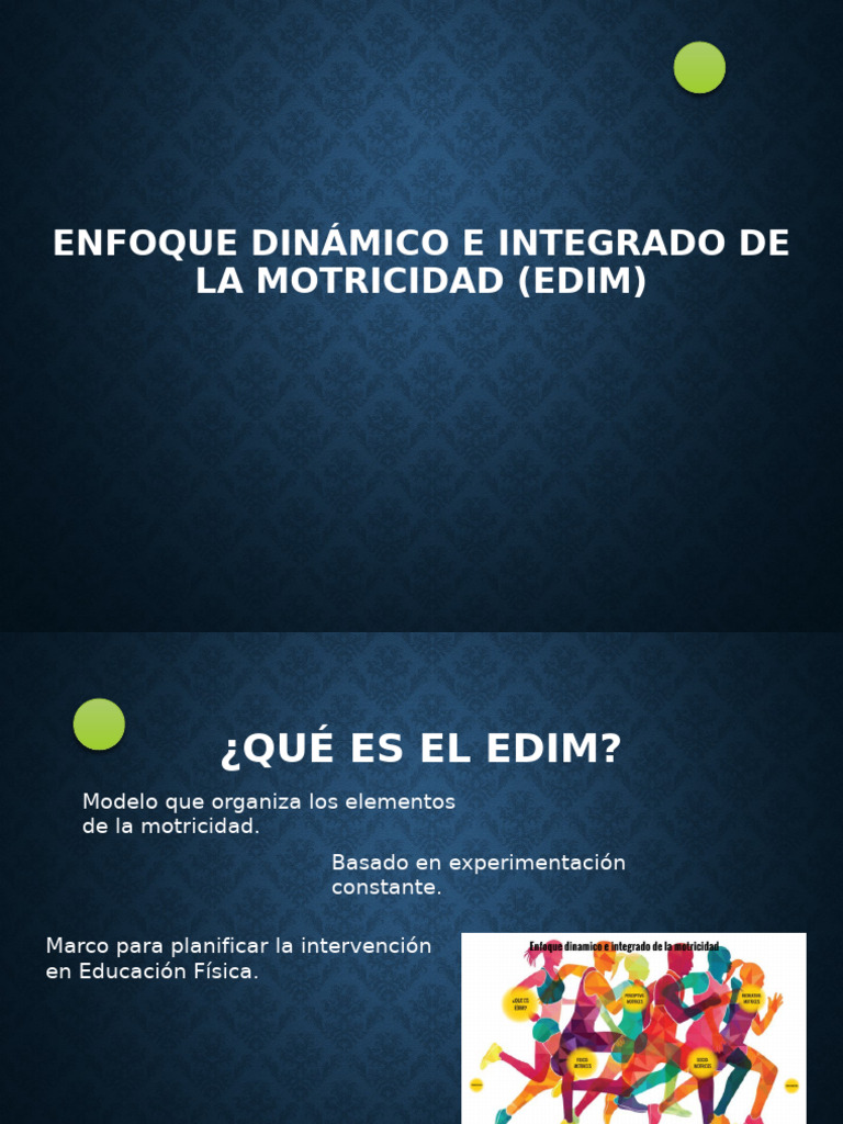 Enfoque Dinámico de la Motricidad EDIM | PDF