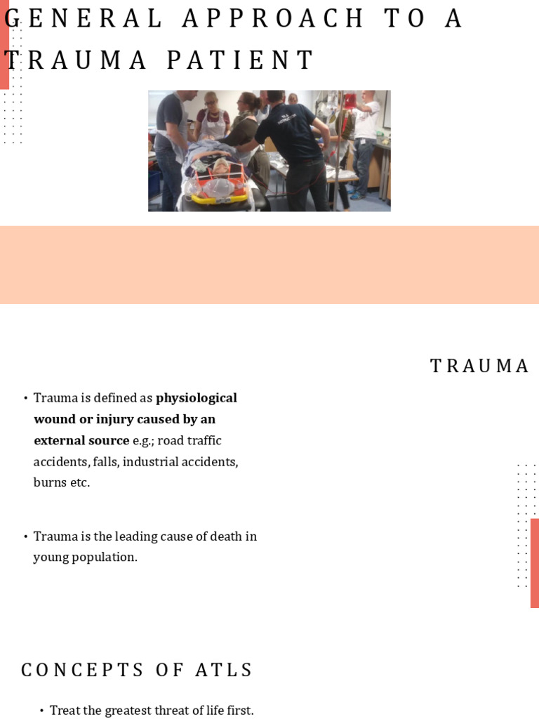 Trauma Patient Assessment Guidelines | PDF | Major Trauma | Medical ...