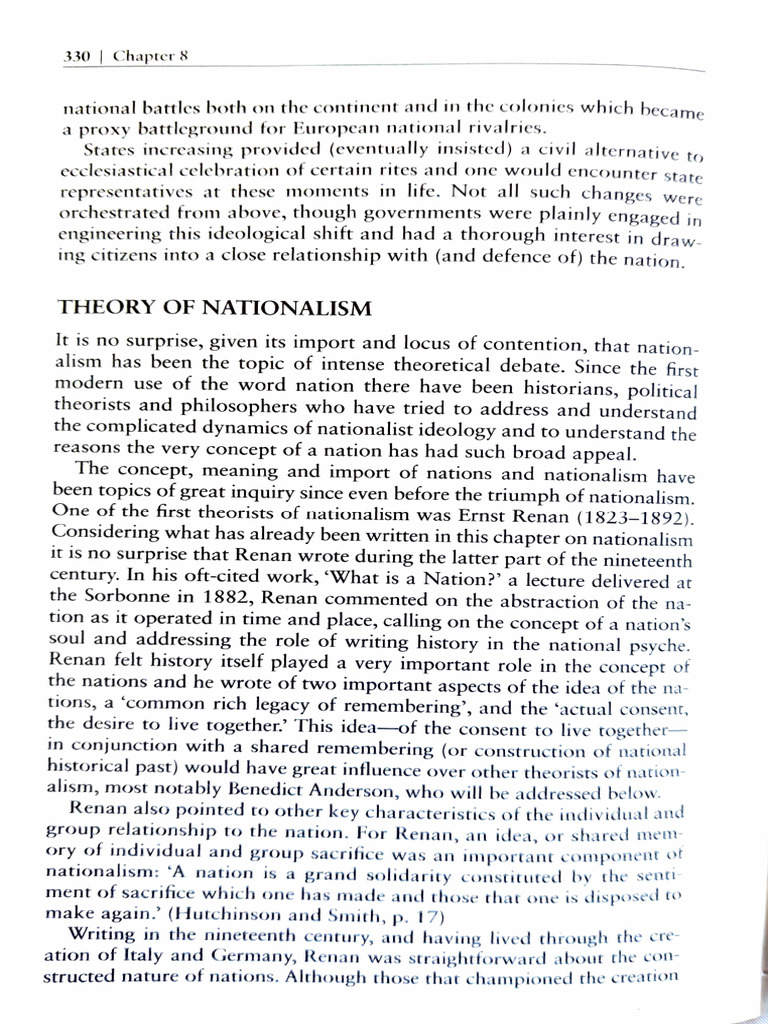 Understanding Nationalism Theories | PDF | Nationalism | Nation