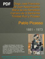 Pablo Picasso, anotações sobre uma interpretação realizada por Carl Gustav Jung.