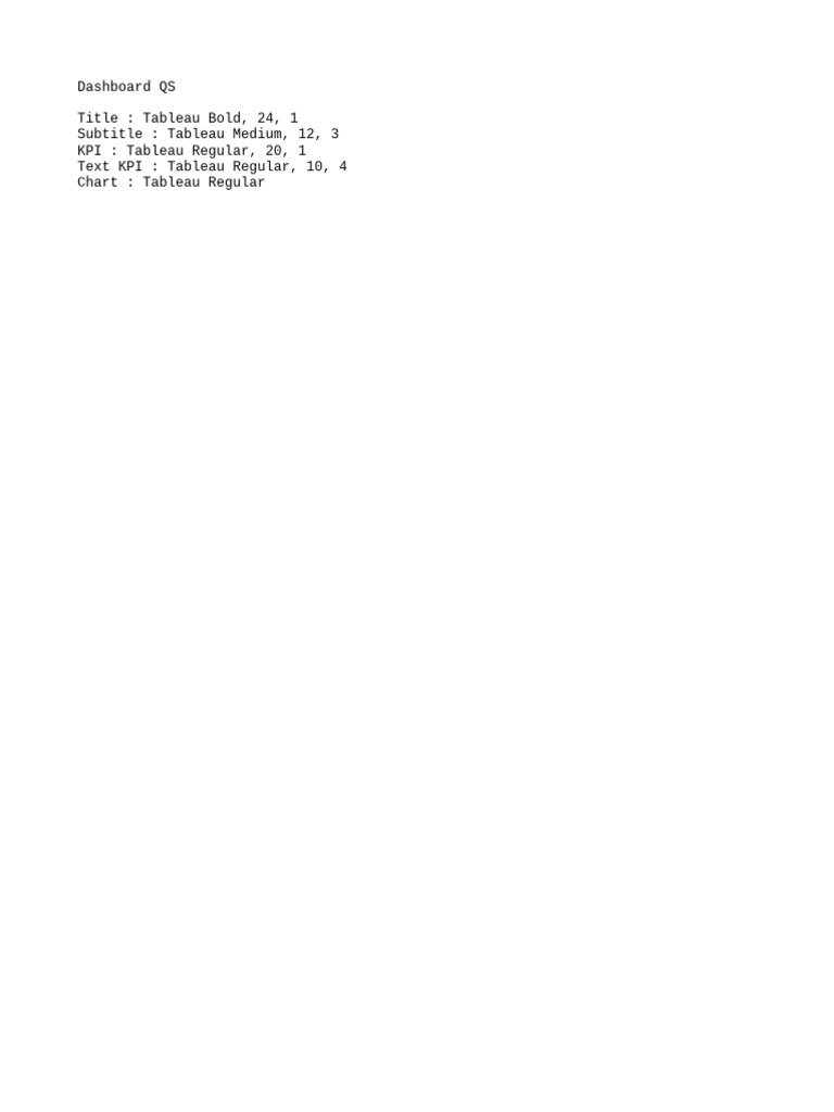 Tableau | PDF