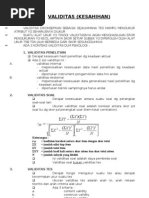 Handout Psikometri 6 Validitas