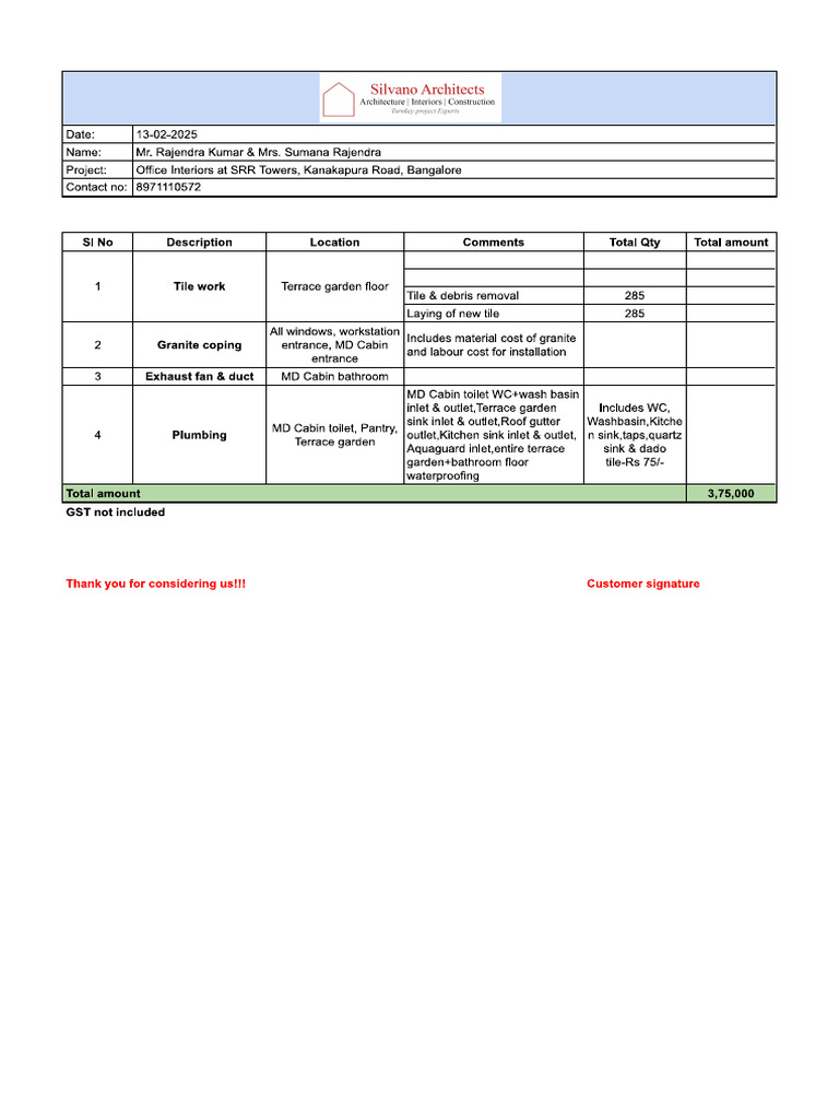 Quotation Part - Self | PDF