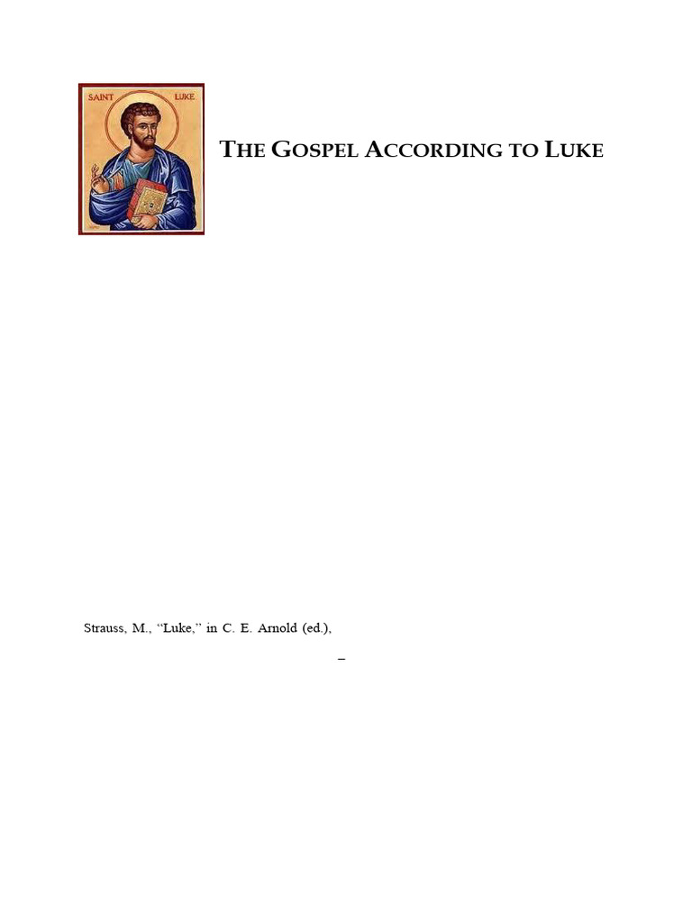 Gospel according to Luke | PDF | Jesus | Acts Of The Apostles