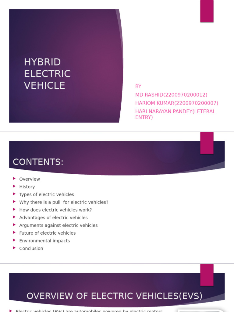 Understanding Hybrid Electric Vehicles | PDF
