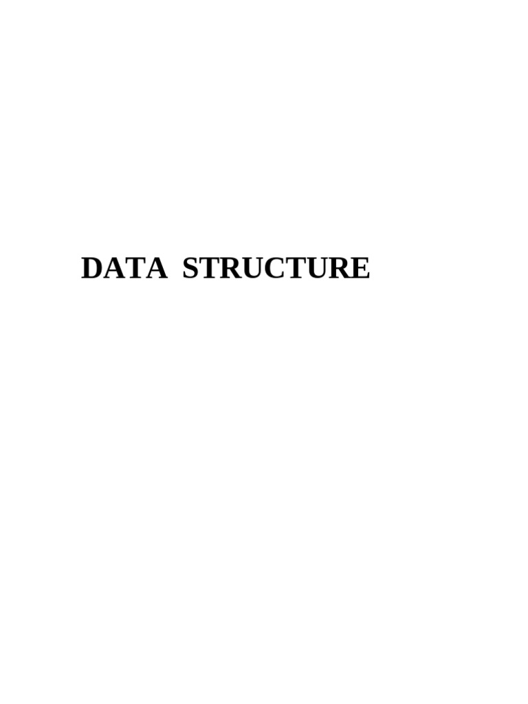 Data Structures: Types and Operations | PDF | Queue (Abstract Data Type ...