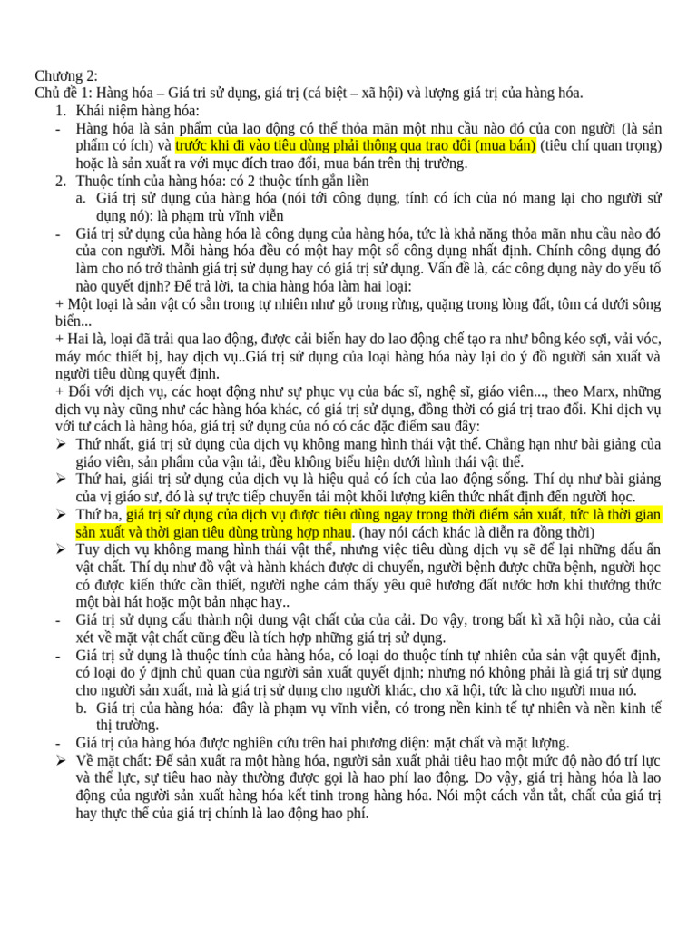 Lý thuyết KTCT | PDF