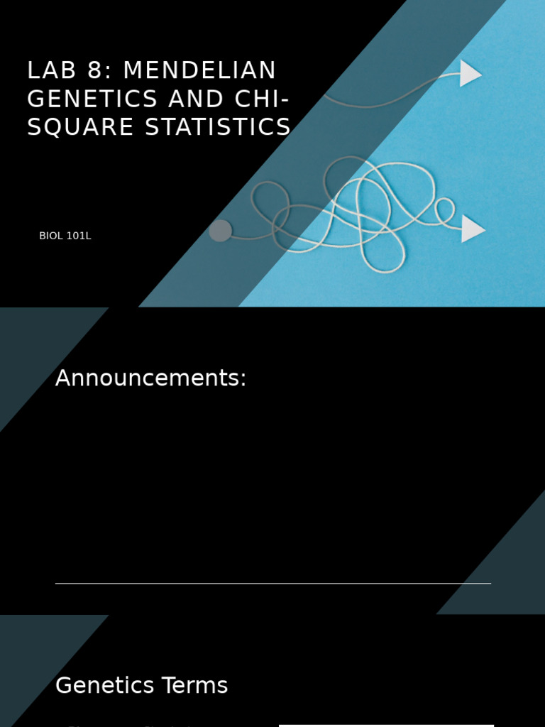 Mendelian Genetics and Chi-Square Lab | PDF | Dominance (Genetics ...