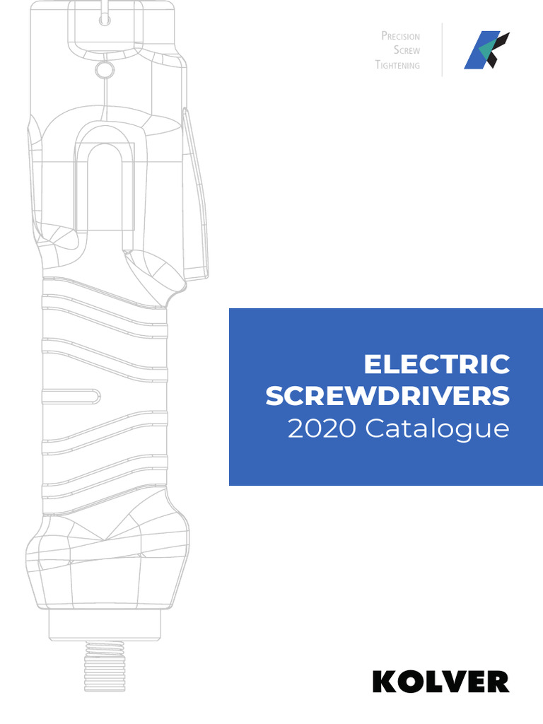 Kolver Electric Screwdrivers 2020 Catalog | PDF | Usb | Torque