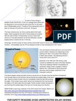 Venus Transit Brochure