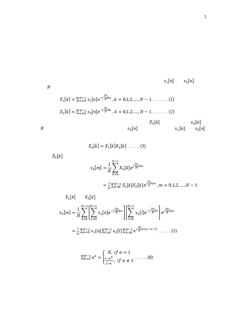 Circular Convolution in DSP Lab | PDF | Discrete Fourier Transform ...