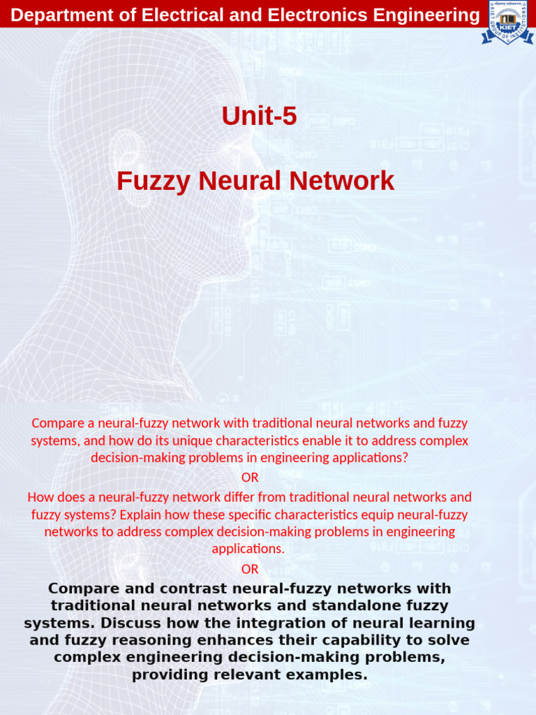 F Unit 5fuzzy Neural Networks Notes | PDF | Fuzzy Logic | Artificial ...