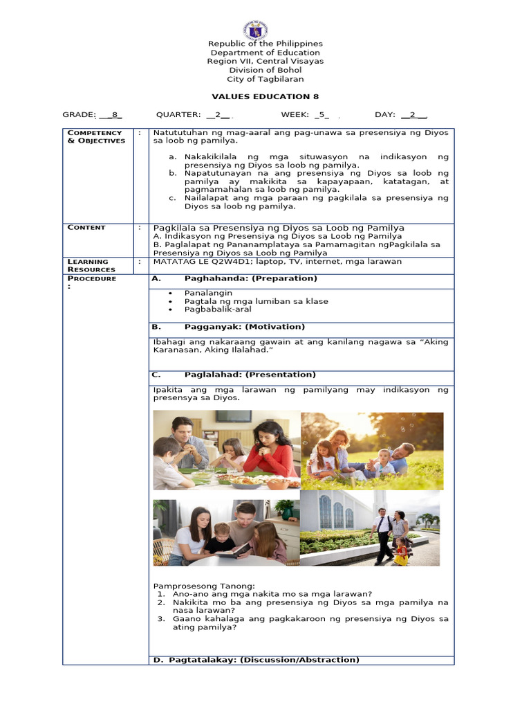 Val Ed 8 Q2W5D2 | PDF