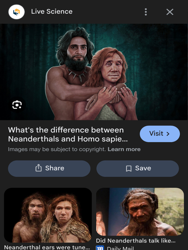 Sapiens Vs Neanderthal - Google Search | PDF