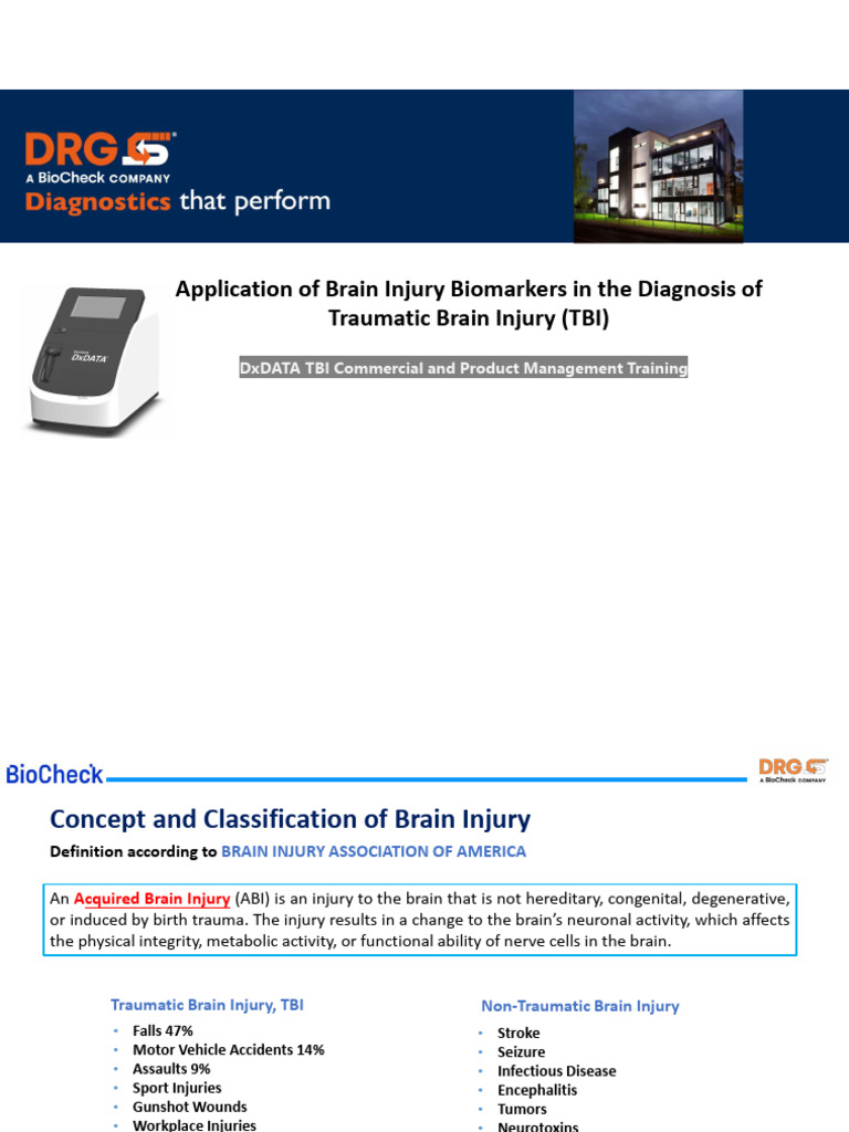 Traumatic Brain Injury Biomarkers Overview | PDF | Traumatic Brain ...