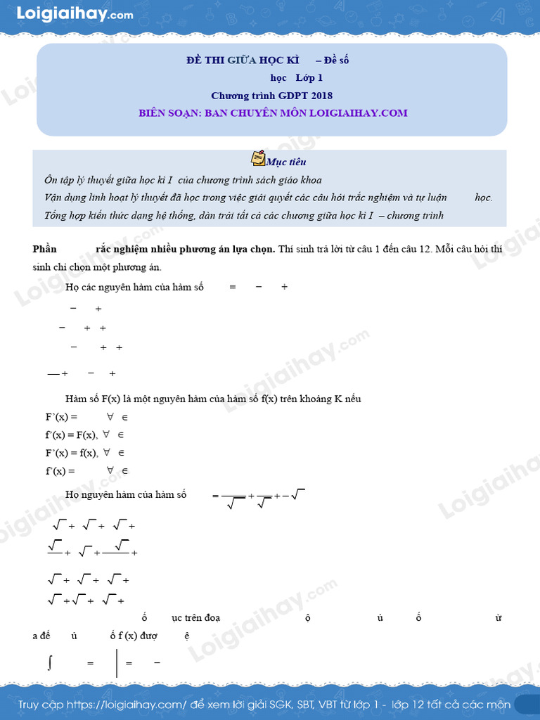 De Thi Giua Ki 2 Toan 12 Ket Noi Tri Thuc de So 3 1745372288 | PDF