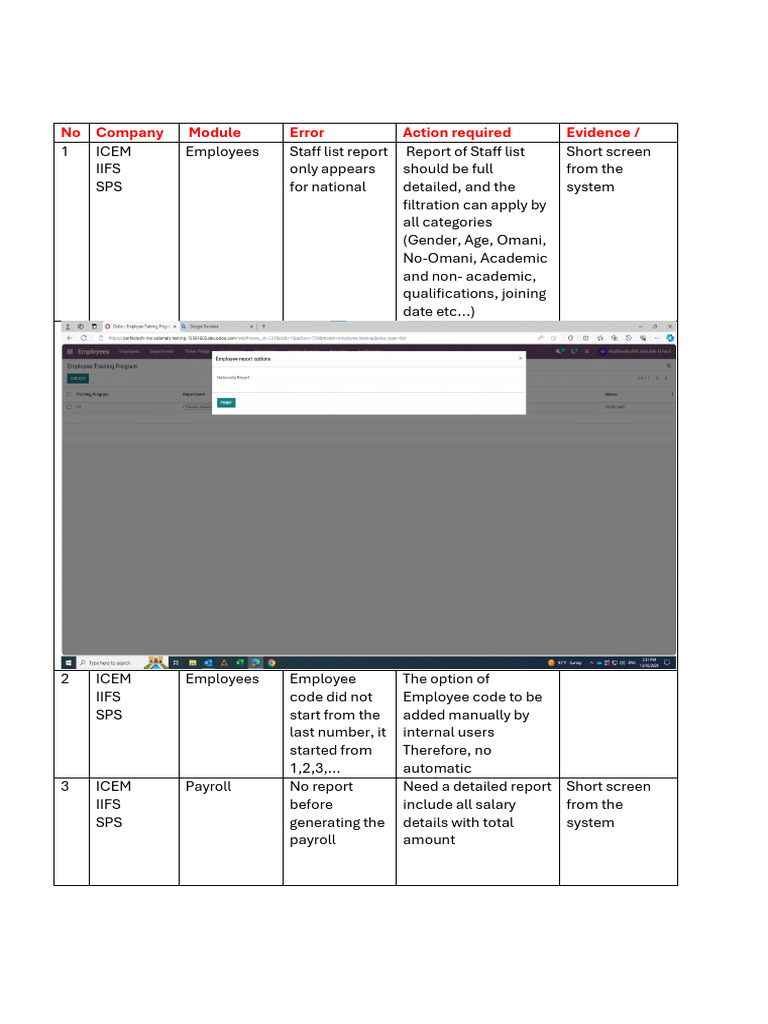 HR System Issues and Payroll Optimization | PDF | Payroll | Workweek ...