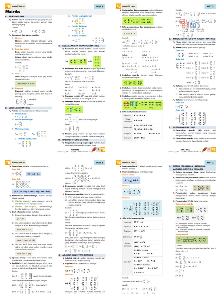 Matr Mat3 1 | PDF