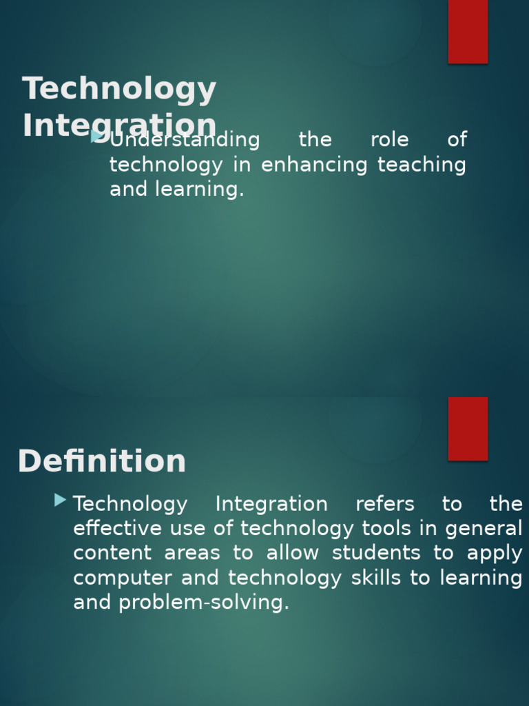 Enhancing Education Through Technology Integration | PDF ...