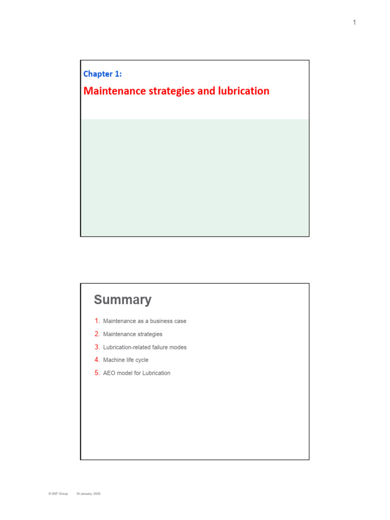 Maintenance Strategies and Lubrication Guide | PDF | Reliability ...