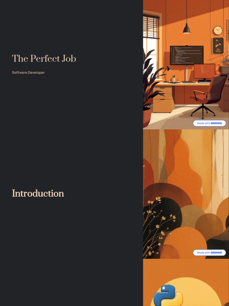 Ideal Software Developer Role Explained | PDF