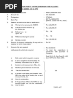 GPF Advance Application Form | PDF