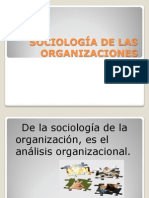 Sociología de Las Organizaciones