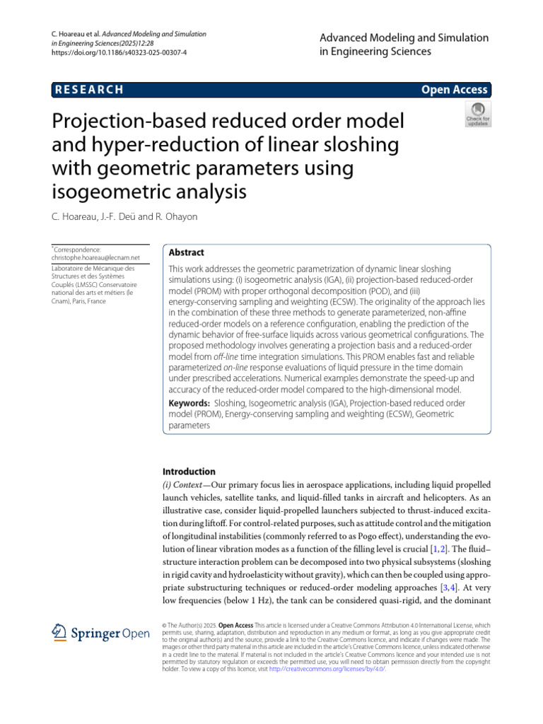 Projection-Based Reduced Order Model and Hyper-Reduction of Linear ...