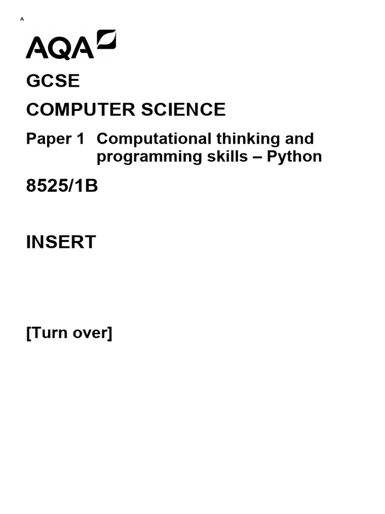 Python Programming Skills for GCSE | PDF | Computer Programming | Computing