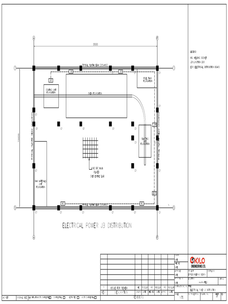 Blasting Booth Electrical Power Layout Diagram | PDF