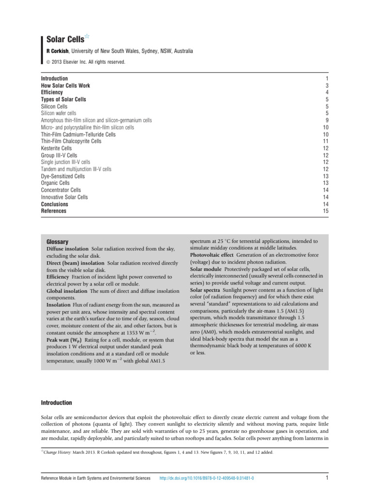 Understanding Solar Cell Technologies | PDF | Solar Cell | Thin Film ...