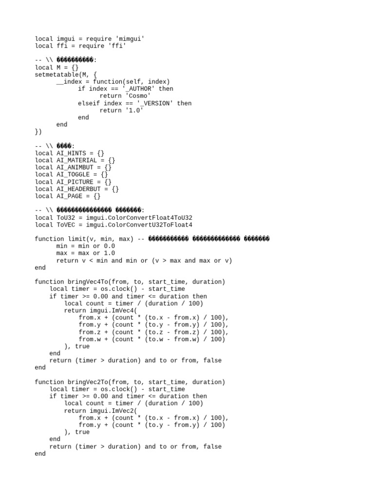 ImGui Animation Button Functions | PDF