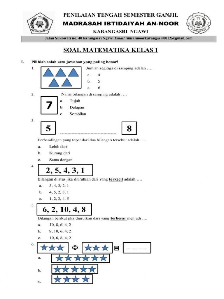 Contoh Soal Math Abg Pandu | PDF