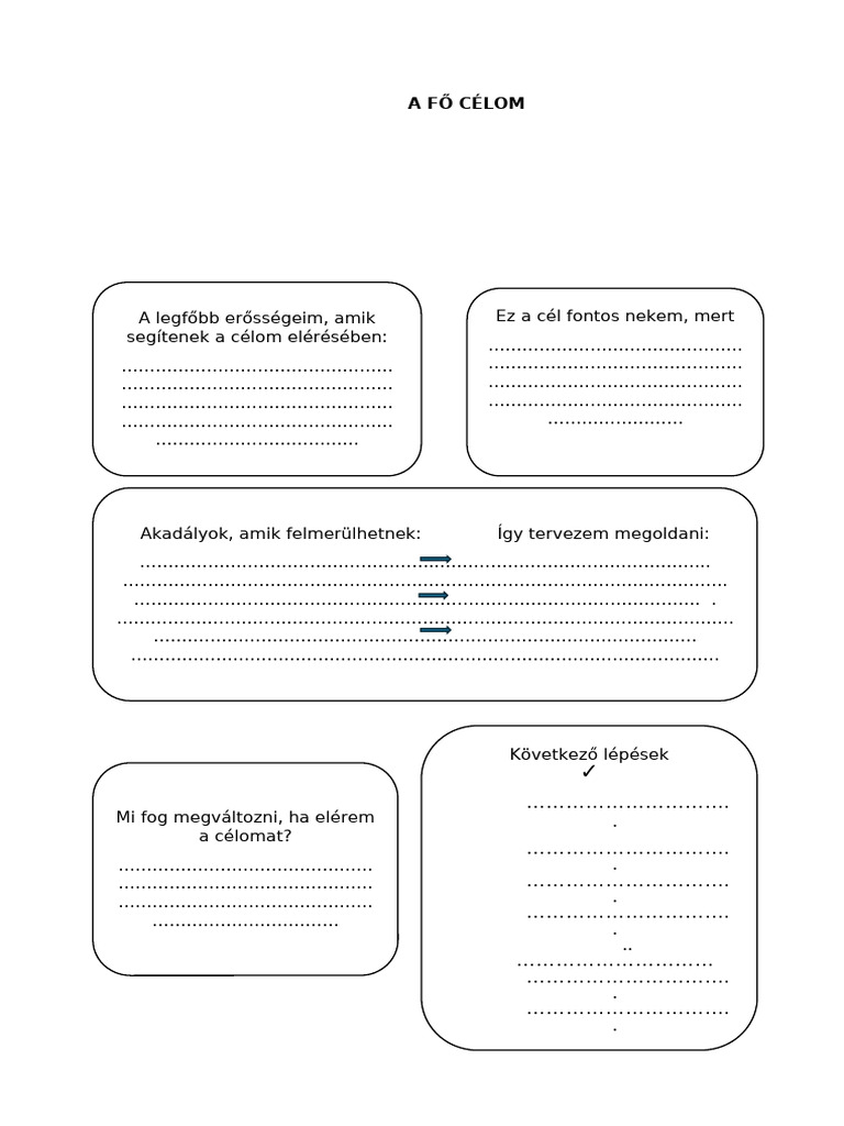 A FŐ CÉLOM | PDF
