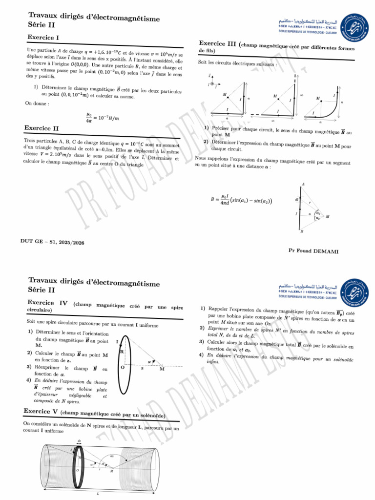 TD2 Magnetisme-Scan | PDF