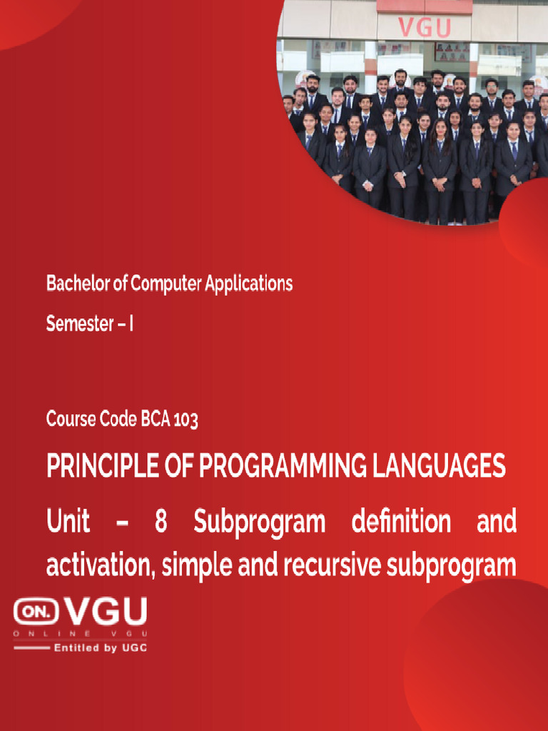 Understanding Subprograms in Programming | PDF | Parameter (Computer ...