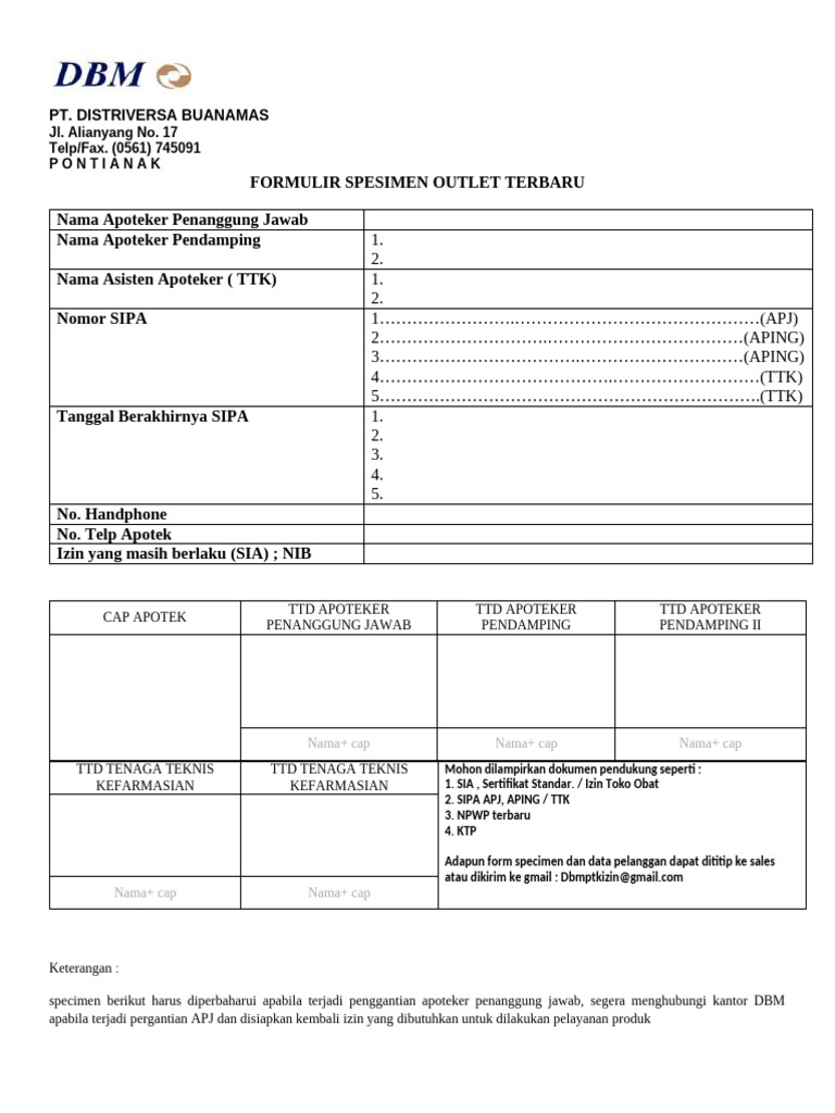 spesimen baru 2024 | PDF