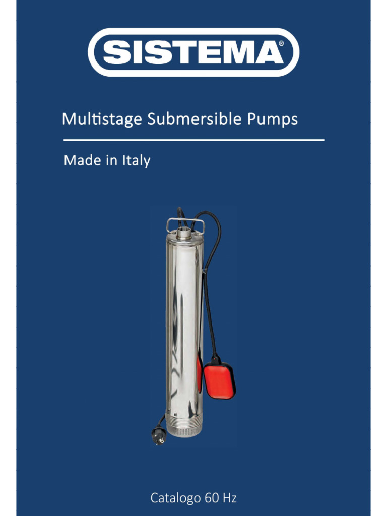 5SUB Pump Specifications and Curves | PDF