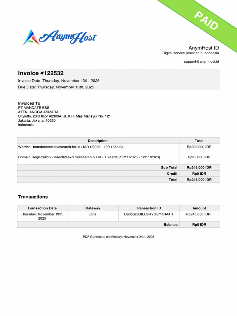 Invoice-122532 | PDF