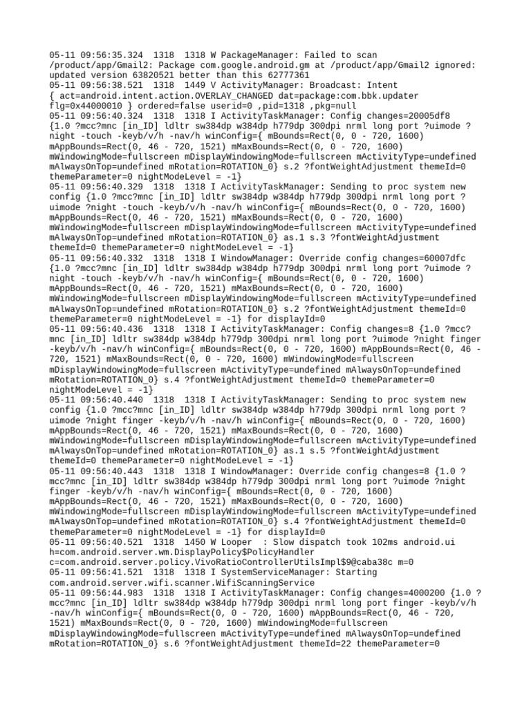 Log | PDF | Mobile Telecommunications