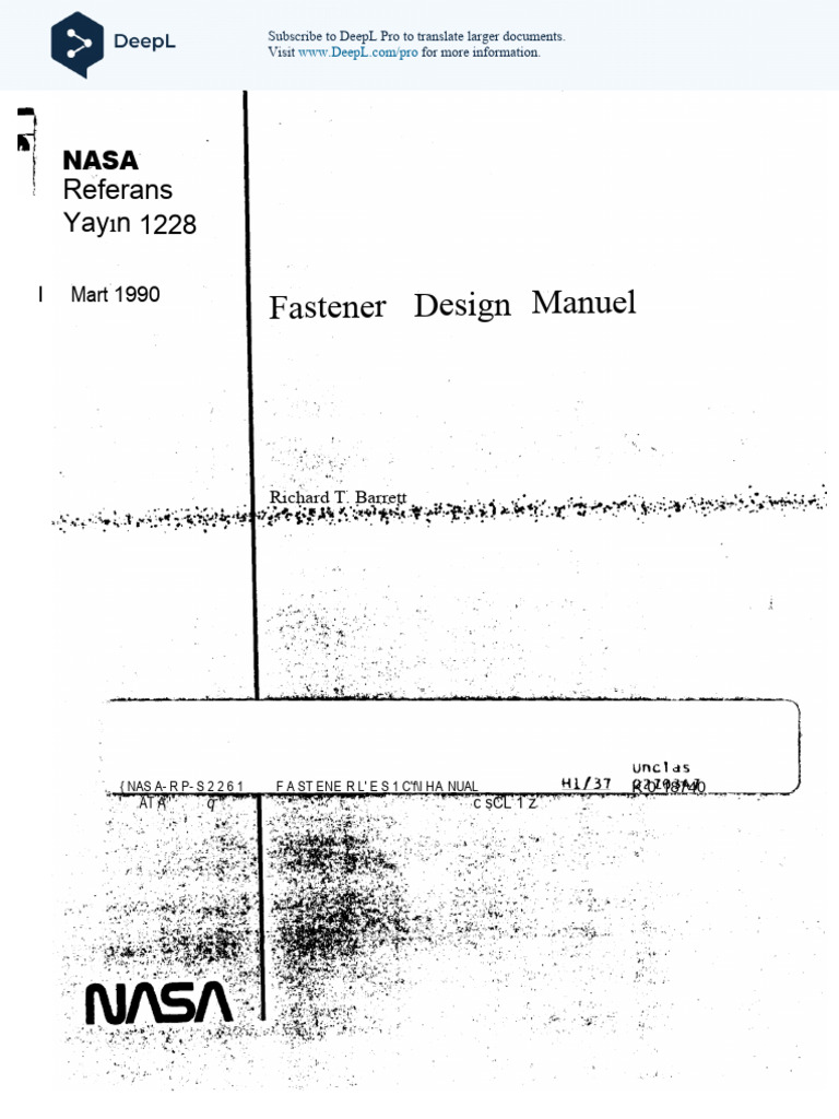Fastener Design Manual - 1 Tr | PDF