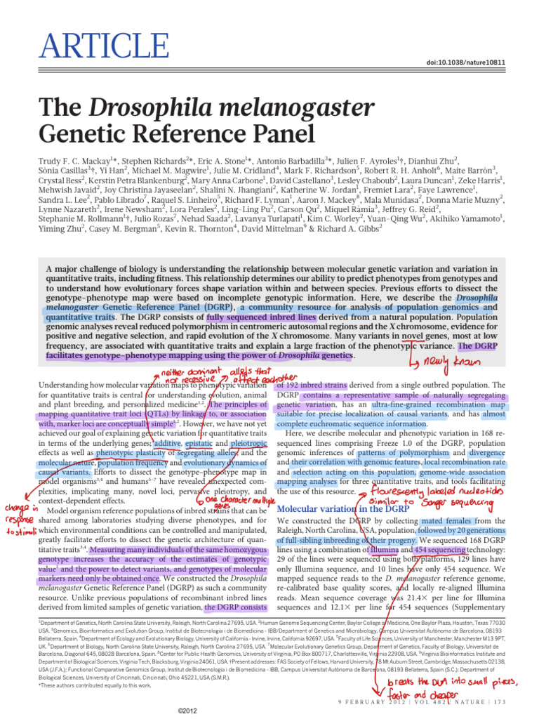 The Drosophila Melanogaster Genetic Reference Pane - 240708 - 134629 ...