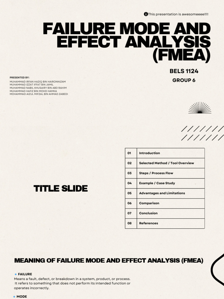 Understanding Failure Mode and Effects Analysis | PDF | Reliability ...