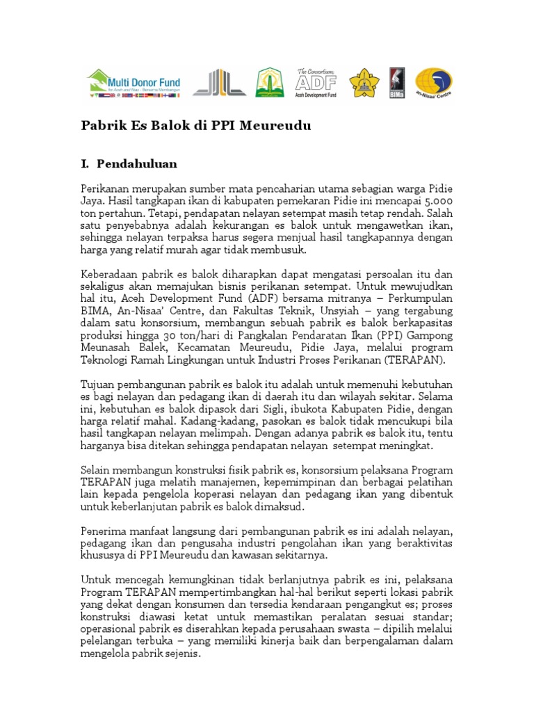 Pabrik Es Balok